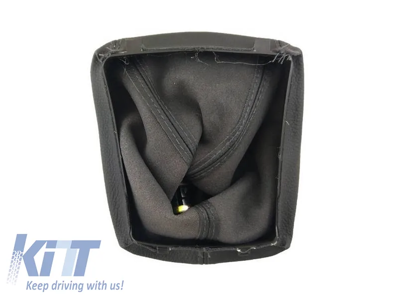 Shift Knob With Boot Black Suitable for Skoda Octavia 2005-2013 / Yeti With 5 Speed