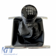 Shift Knob With Boot Black Suitable for VW Amarok With 6 Speed