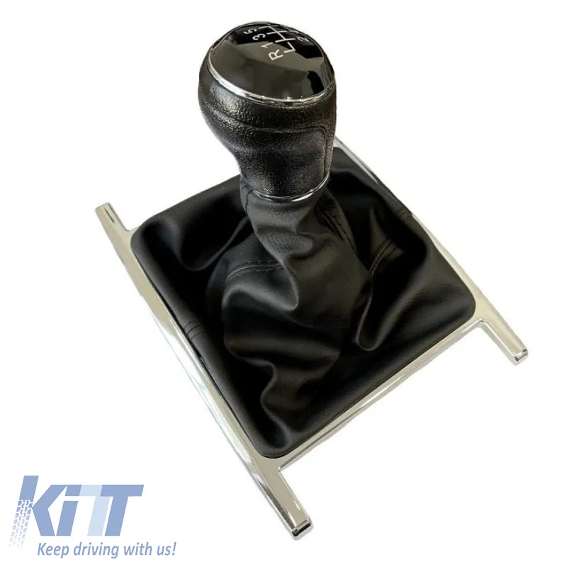 Shift Knob With Boot Black Suitable for VW Amarok With 6 Speed