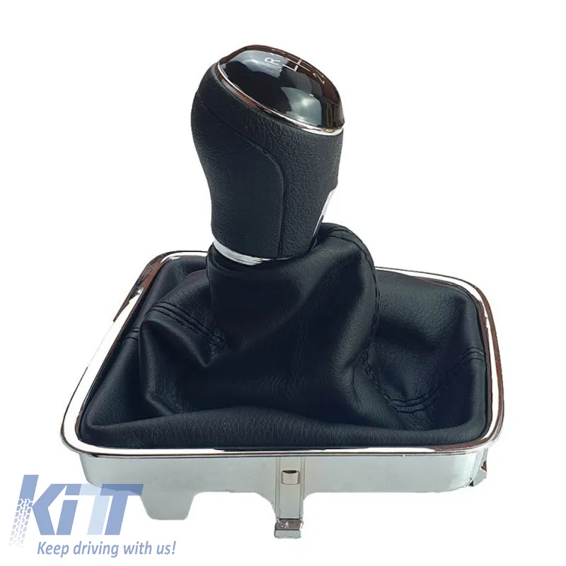 Shift Knob With Boot Black Suitable for VW Tiguan With 6 Speed GK0071