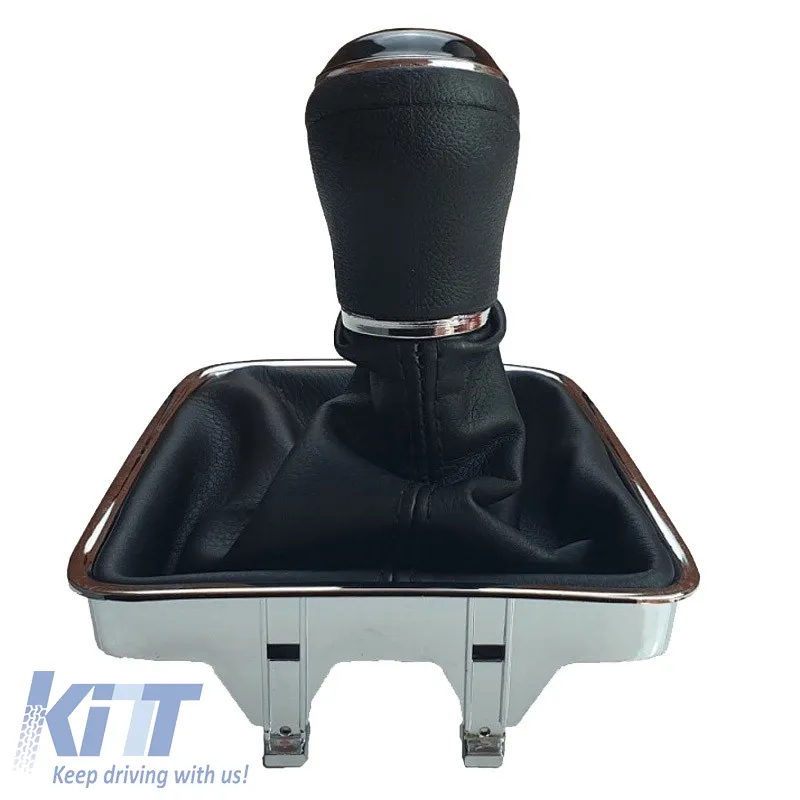 Shift Knob With Boot Black Suitable for VW Tiguan With 6 Speed GK0071