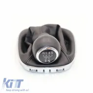 Shift Knob With Boot OEM Suitable for Opel Corsa D 06-14 With 5 Speed-image-6314995