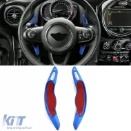 image-48-Shift paddle extension aluminum blue fits for Mini Clubman F54 Countryman F60