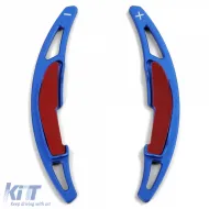 Shift paddles paddles aluminum blue suitable for BMW M5 F90 M6 F06 F12 F13-image-6277081