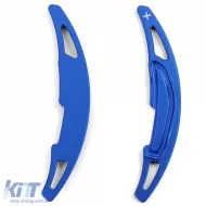 Shift paddles paddles aluminum blue suitable for BMW M5 F90 M6 F06 F12 F13-image-6277085