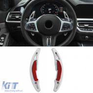 image-20-Shift paddles paddles aluminum silver fits for BMW M2 F87 M3 F80 M4 F82 F83