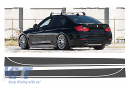 image-78-Side Decals Sticker Vinyl Dark Grey suitable for BMW 3 Series F30 F31 (2011-Up) M-Performance Design