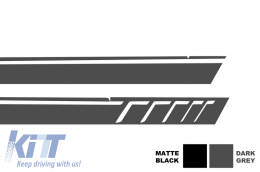 Side Decals Sticker Vinyl Dark Grey suitable for Mercedes G-class W463 (1989-2017)-image-6020134