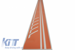 Side Decals Sticker Vinyl Matte Orange suitable for MERCEDES Benz C238 Coupe W212 W213 E200 E300 E350 E46 E63 C207 A207-image-6047826