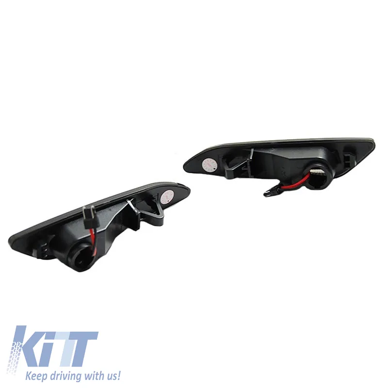 Side Fender Indicators suitable for Alfa Romeo 147 05-10 / 156 97-03 / Fiat Tipo 15+ Smoke Led Dynamic 2 pcs
