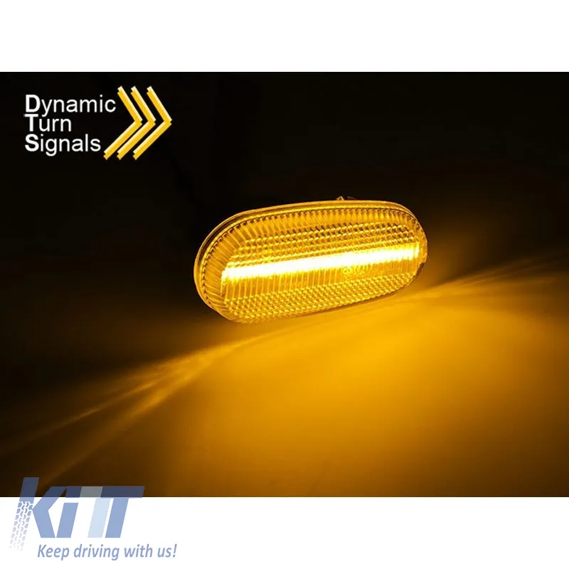 Side Fender Indicators suitable for Alfa Romeo Mito / 147 00-04 Smoke Led Dynamic 2 pcs