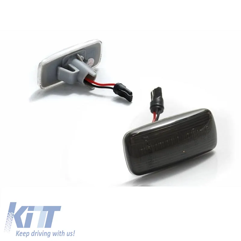 Side Fender Indicators suitable for Audi A3 8L 00-03 / A4 B5 99-01 / A6 C5 97-04 / TT 8N 99-06 Led Smoke 2 pcs