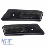 Side Fender Indicators suitable for BMW 3 E36 90-96 / 3 E30 / 5 E34 88-95 / 7 E32 86-94 with Screw LED Black/Smoke 2 pcs