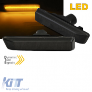 Side Fender Indicators suitable for BMW 3 E36 96-99 / X5 E53 99-03 LED Dynamic Smoke 2 pcs