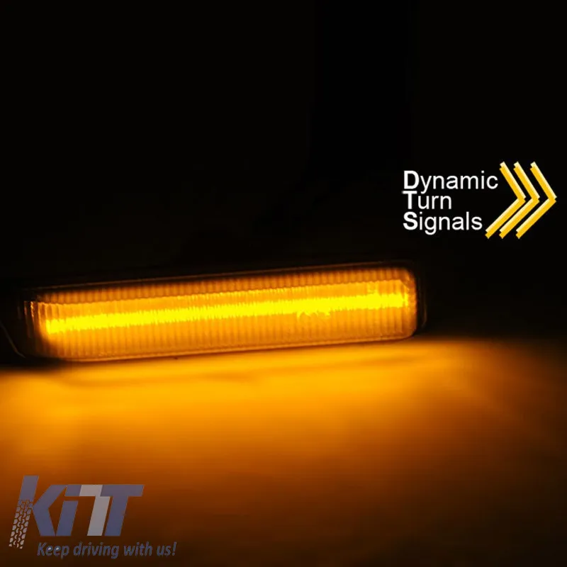 Side Fender Indicators suitable for BMW 3 E36 96-99 / X5 E53 99-03 LED Dynamic Smoke 2 pcs