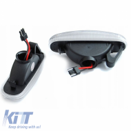 Side Fender Indicators suitable for Citroen Nemo 07-15 / Fiat Doblo 00-10 / Fiorino 07-13 / Idea 03-11 / Linea 07-12 / Multipla / Panda 03-12 / Punto / Grande Punto / Evo 05-18 / Qubo 08+ / Stilo / La