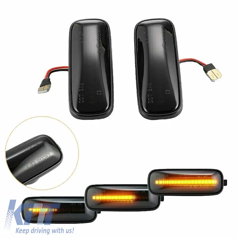 Side Fender Indicators suitable for Honda Civic 95-01 / Prelude 92-97 LED Dynamic Smoke 2 pcs