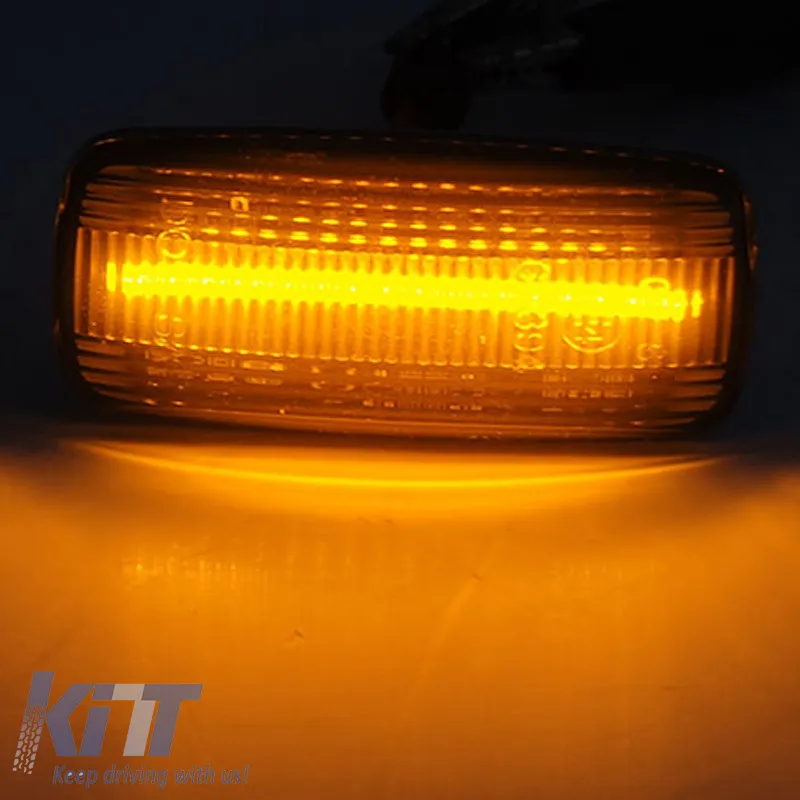 Side Fender Indicators suitable for Jeep, Chrysler, Dodge, Lancia Smoke LED Dynamic 2 pcs
