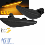 Side Fender Indicators suitable for Mazda 6 Atenza GH 08-12, RX-8 09-12, 5 Premacy CW 10-13, MX5 ND 15+ Led Dynamic Smoke 2 pcs