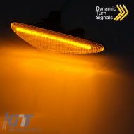 Side Fender Indicators suitable for Mazda 6 Atenza GH 08-12, RX-8 09-12, 5 Premacy CW 10-13, MX5 ND 15+ Led Dynamic Smoke 2 pcs