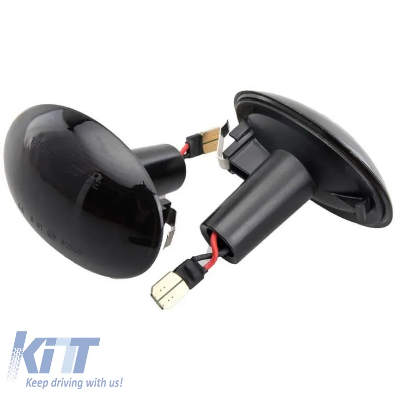Side Fender Indicators suitable for Mini Cooper R55 / R56 / R57 / R58 / R59 LED Dynamic Smoke 2 pcs