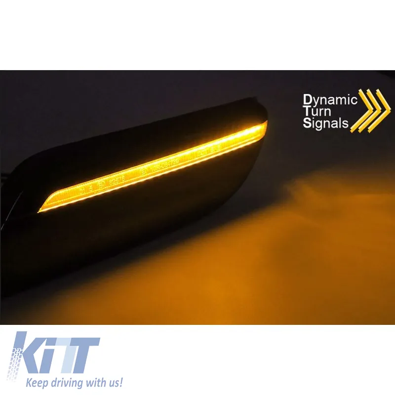 Side Fender Indicators suitable for Mini Cooper F55/F56/F57 2021 - Dynamic LED Smoke 2 pcs