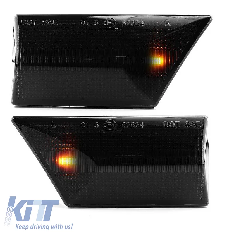 Side Fender Indicators suitable for Opel Vectra C 02-08 / Signum 03-09 LED Dynamic Smoke 2 pcs