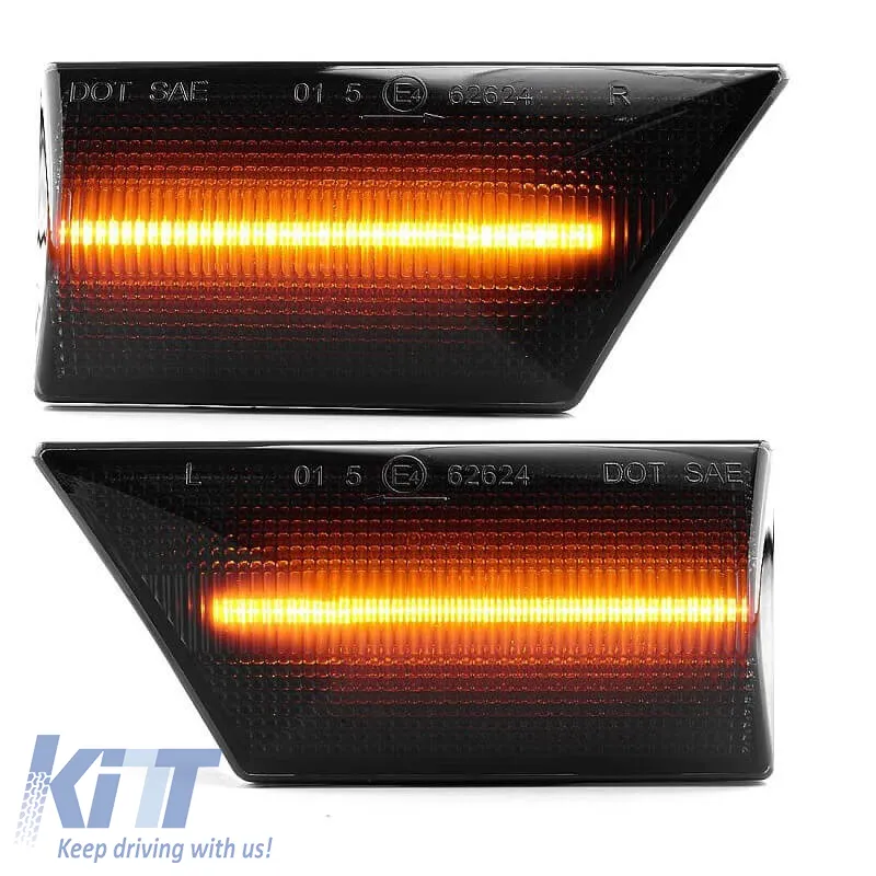 Side Fender Indicators suitable for Opel Vectra C 02-08 / Signum 03-09 LED Dynamic Smoke 2 pcs