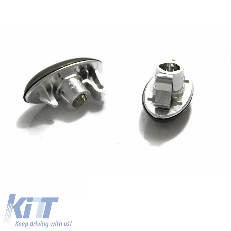 Side Fender Indicators suitable for Peugeot 107 / 1007 / 206 / 307 / 407 / 4007 / 607 / Partner / Citroen C2 / C3 / Xsara / Toyota Aygo Smoke 2 pcs