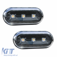 Side Fender Indicators suitable for VW Golf / Polo / Bora / Passat / Vento / Seat Ibiza / Cordoba Led Black 2 pcs