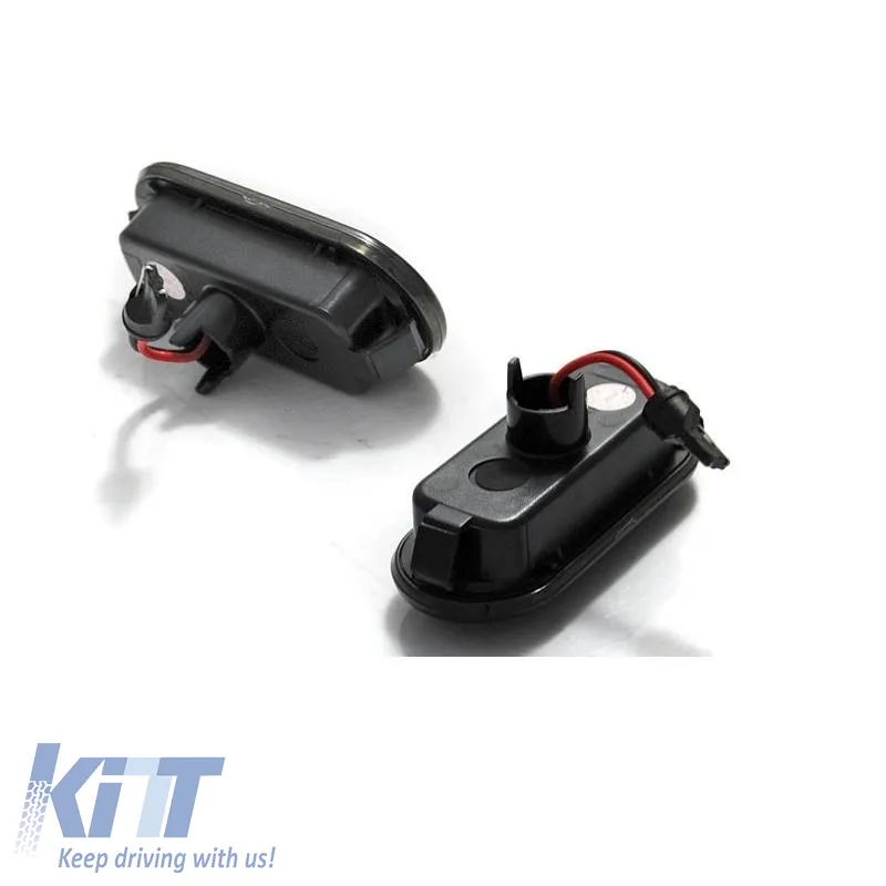 Side Fender Indicators suitable for VW Golf/ Vento/Bora/ Passat/ Polo/Transporter/ Seat Toledo/Leon/Ibiza/Cordoba/ Alhambra/ Led Dynamic Smoke 2 pcs