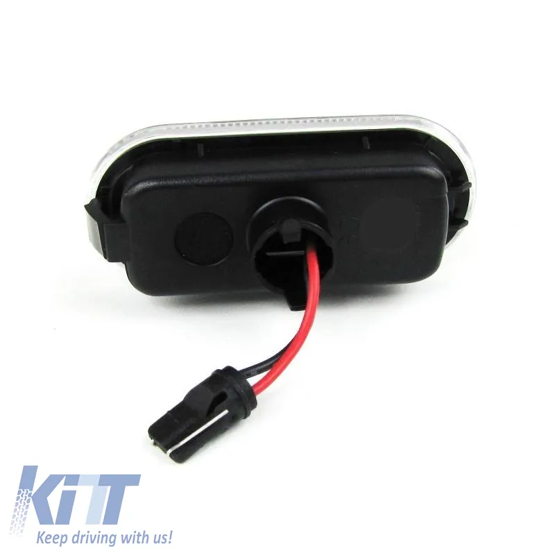 Side Fender Indicators suitable for VW Golf/ Vento/Bora/ Passat/ Polo/Transporter/ Seat Toledo/Leon/ Ibiza/Cordoba/ Alhambra/ Led Dynamic White 2 pcs