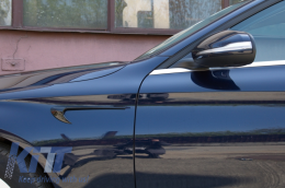 Side Fender Vents Trim Wing suitable for Mercedes C-Class W205 S205 E-Class W213 S213 Piano Black-image-6044229