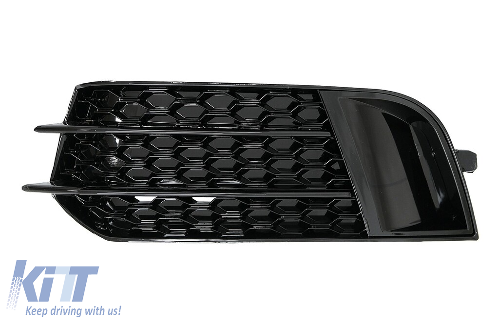 Side Grilles Fog Lamp Covers suitable for Audi A1 8X (20102015) RS1
