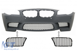 image-14-Side Grilles suitable for BMW 5 Series F10 F11 (2010-2014) only Bumper M5 Sport Design
