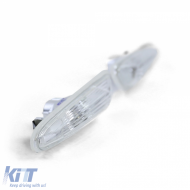 Side indicator set white fits 3 Series BMW E90 E91 05-11 E92 E93 from 06 1 Series E82 E88-image-6264246