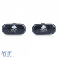 Side indicators black smoke pair for Renault 19 Clio 1 2 Twingo Megane 1 Laguna-image-6296545