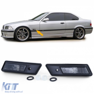 Side indicators black smoke pair suitable for BMW 3 Series E36 90-96 + 5 Series E34 88-95 - ODSB6015402