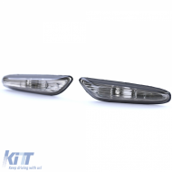 Side indicators Black Smoke suitable for BMW 3 Series E46 00-01 5 Series E60 E61 X3 E83-image-6261728