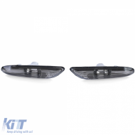 Side indicators Black Smoke suitable for BMW 3 Series E46 00-01 5 Series E60 E61 X3 E83-image-6261730
