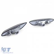 Side indicators Black Smoke suitable for BMW 3 Series E46 00-01 5 Series E60 E61 X3 E83-image-6261732