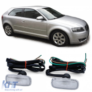 Side indicators white pair for Audi A8 4G  A4 8D2  A3 8L  A6 C5  TT 8N  A2