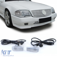 Side indicators white pair for Mercedes C-Class W202 SL R129 W140 190 W201 - ODSM6012620
