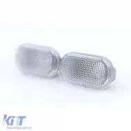 Side indicators white pair for Nissan Micra K12 350Z Note E11 Navara Qashqai-image-6276513