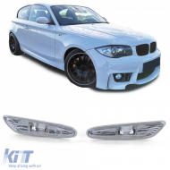 image-18-Side indicators white pair suitable for BMW X1 E84 from 09 1 Series E81 E87 04-12