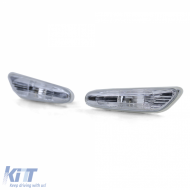 Side indicators white pair suitable for BMW X1 E84 from 09 1 Series E81 E87 04-12-image-6257119