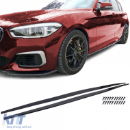 Side Skirt Extension Gloss Black suitable for 1 Series BMW F20 F21 LCI 15-19 - ODSSB6012783