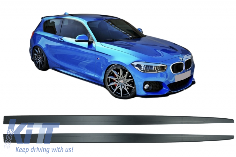 Oldalszoknyák Kiegészítő ajakhosszabbítások BMW 1-es sorozatú F20 F21 (2011-2018) M-Performance Design számára