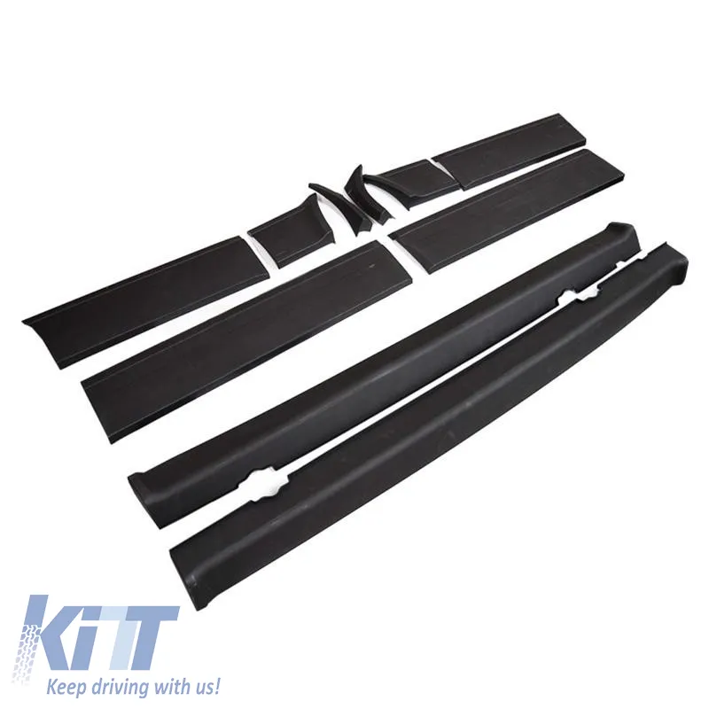 Side Skirts & Door Strips suitable for BMW 3 E30 82-94 4D M-Technik 2 From ABS Plastic 10 pc
