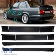 Side Skirts & Door Strips Suitable for BMW 3 E30 82-94 2D M-Technik 2 From ABS Plastic 8 pc-image-6310620